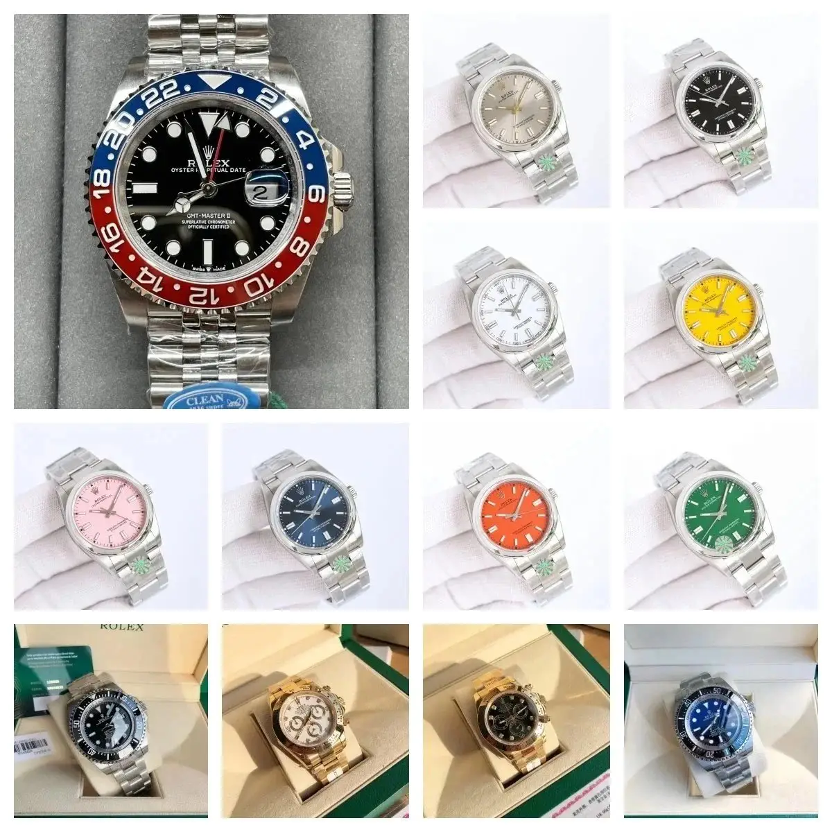Rolex GMT-Master II and Oyster Perpetual Watches, watch streetwear