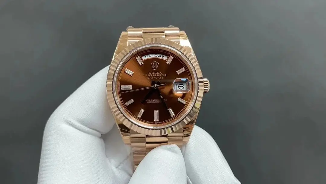 Rolex diamond mechanical watch 14
