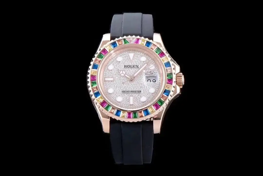 Rolex diamond mechanical watch 3