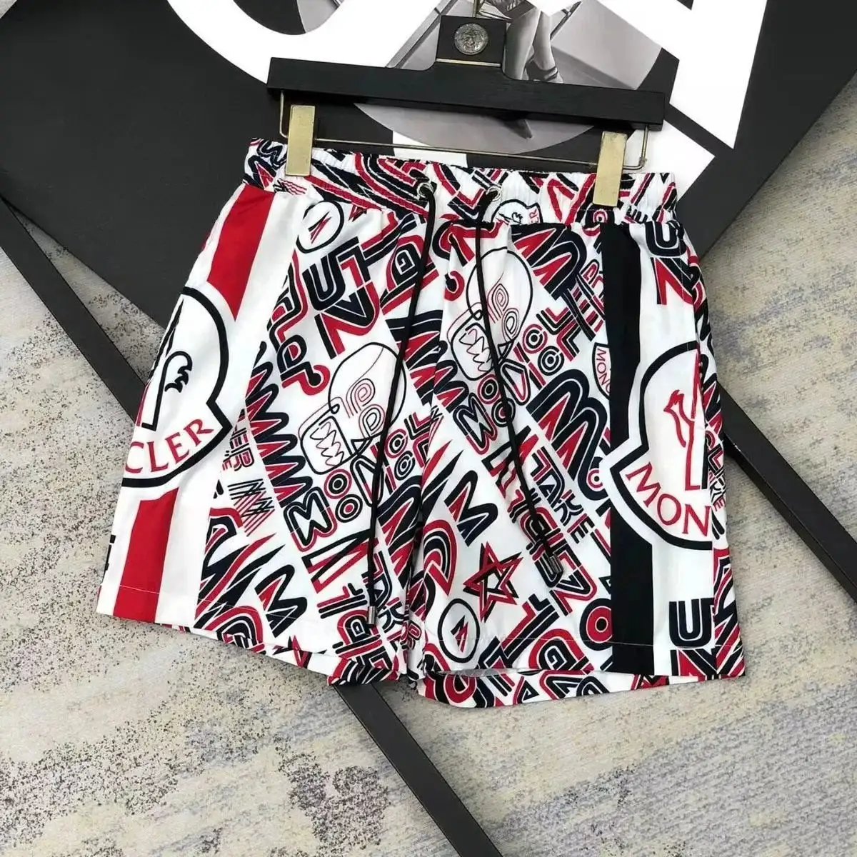 Moncler Graffiti Print Shorts 3