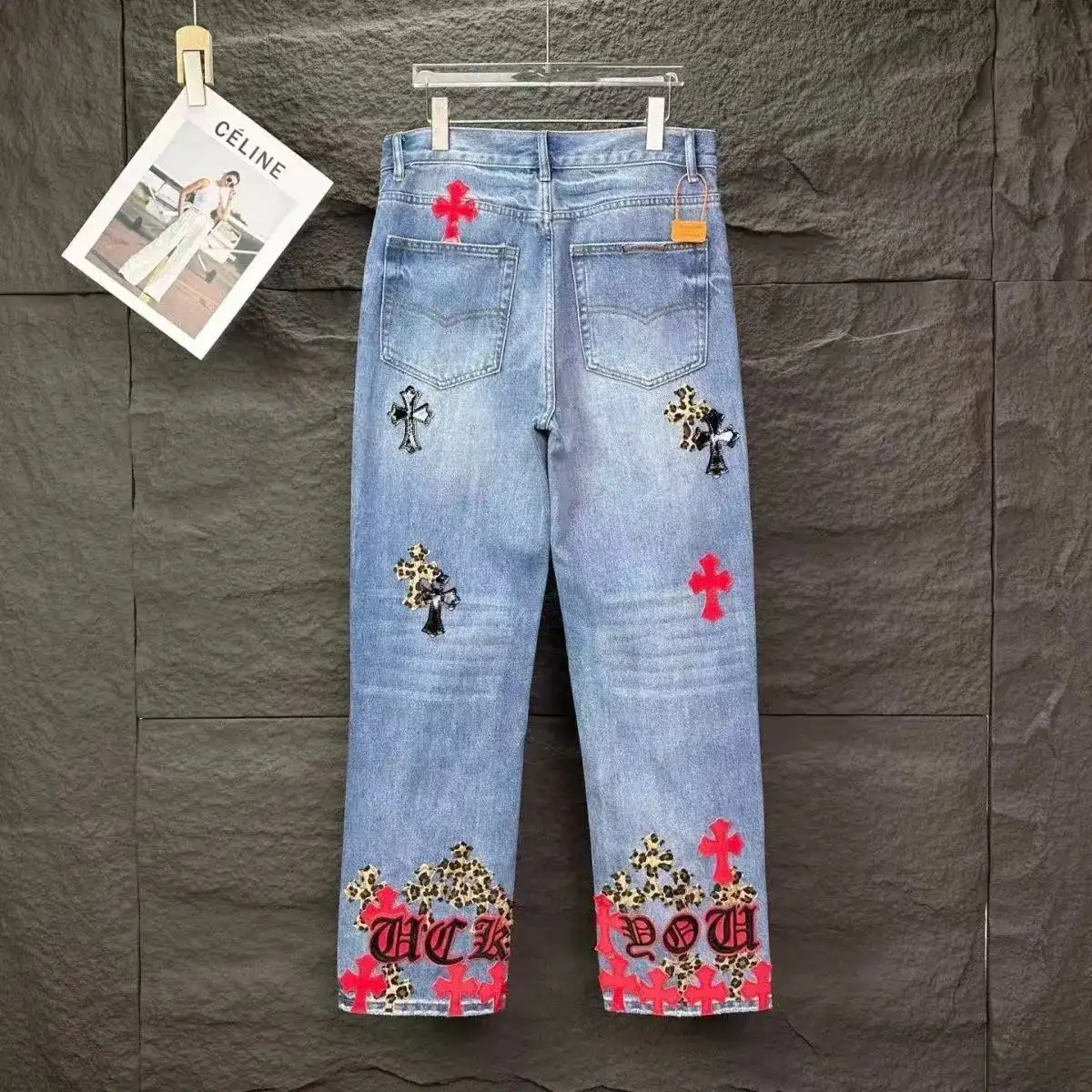Chrome Hearts Cross Embroidery Denim Jacket 13