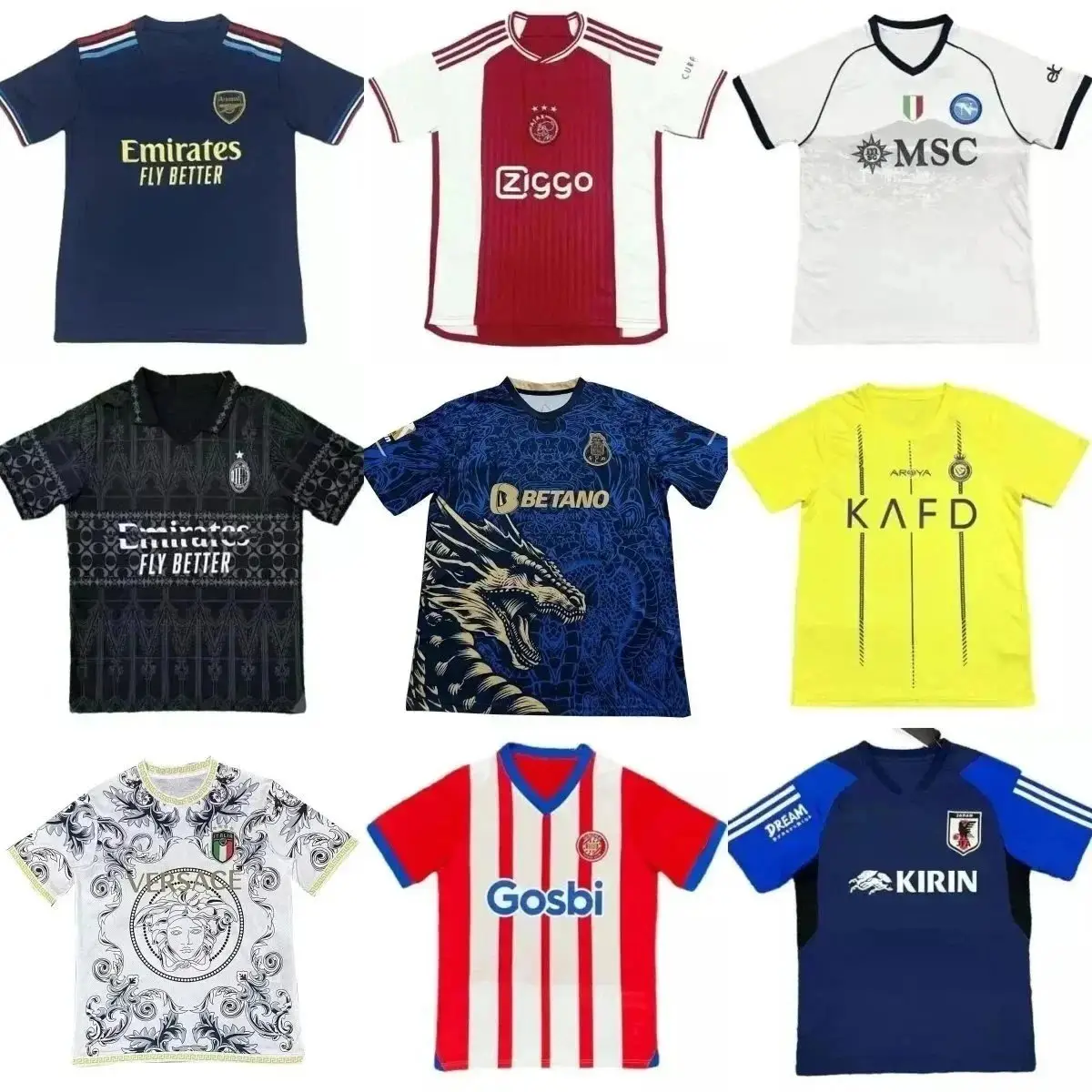Fashion football T-shirt, tee streetwear