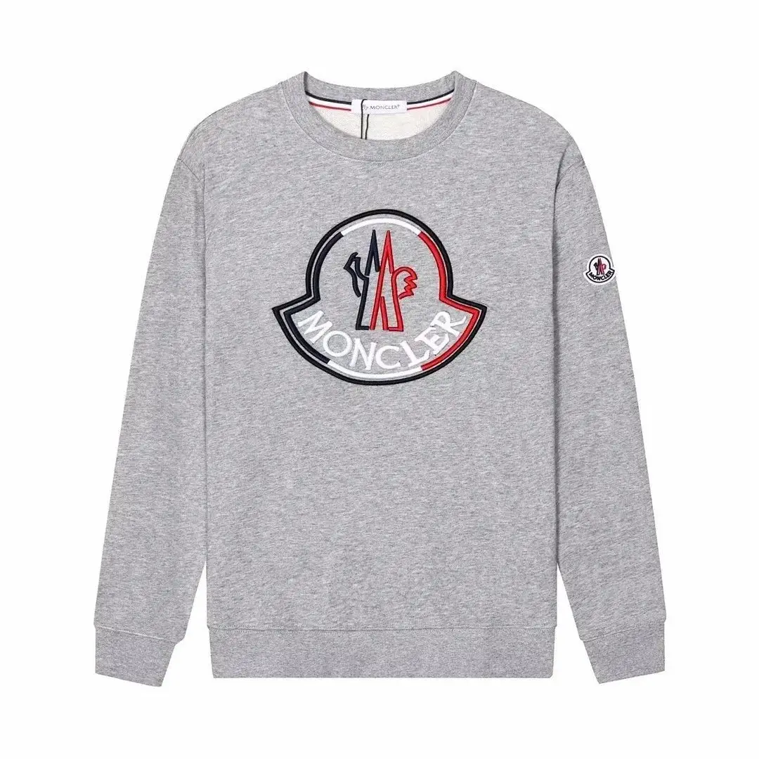 Moncler Embroidered Logo Sweatshirt - Black 6