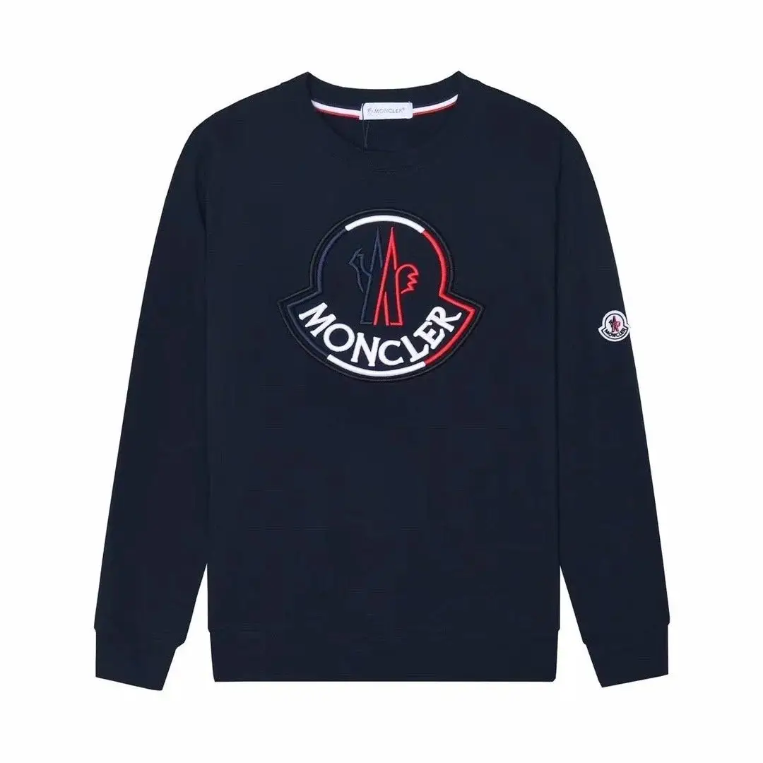 Moncler Embroidered Logo Sweatshirt - Black 7
