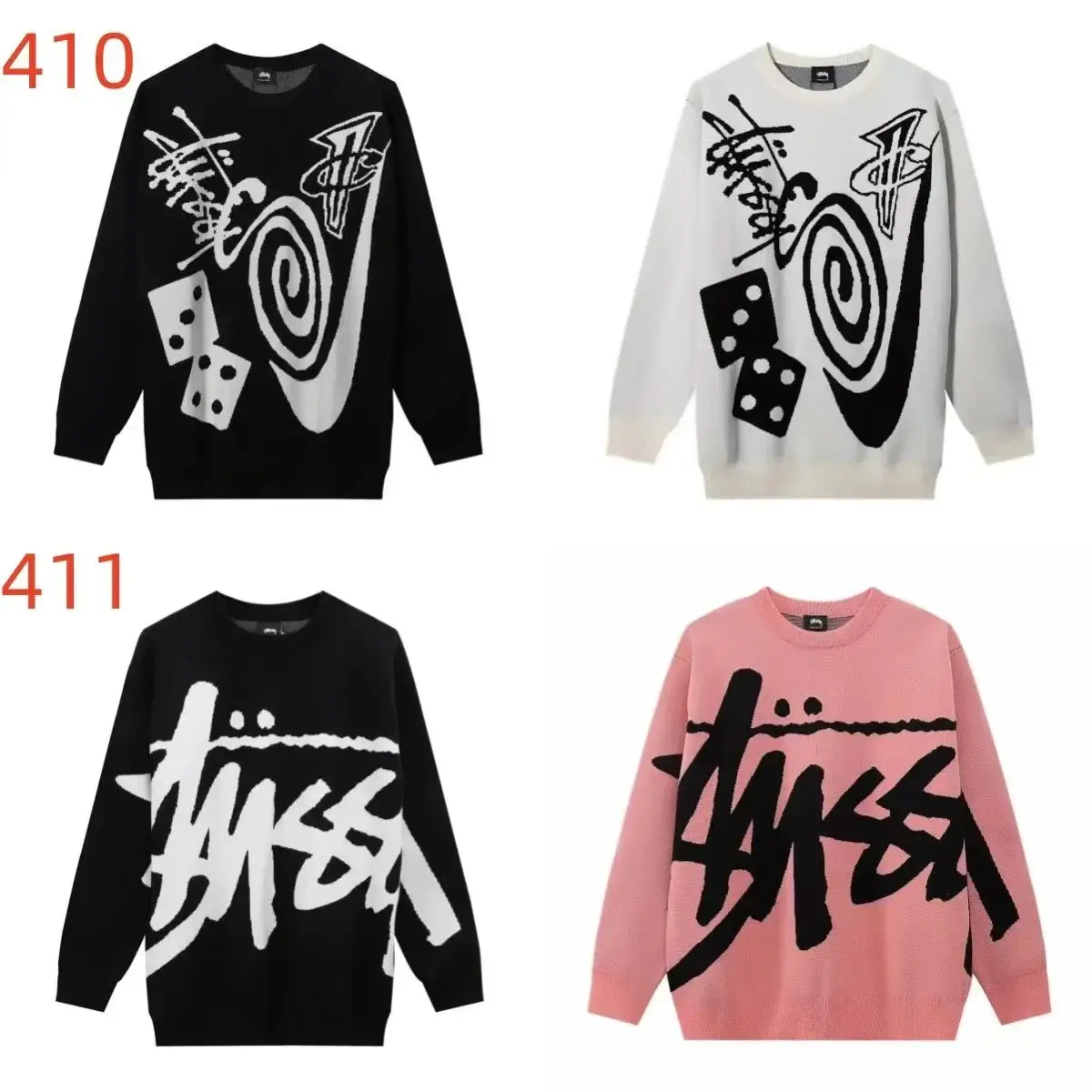 Stussy Graffiti Logo Sweater 2