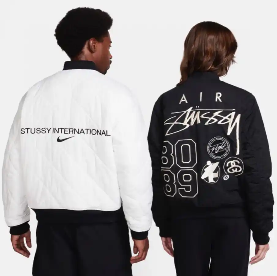 Stussy x Nike Air Stussy Bomber Jacket, jacket streetwear