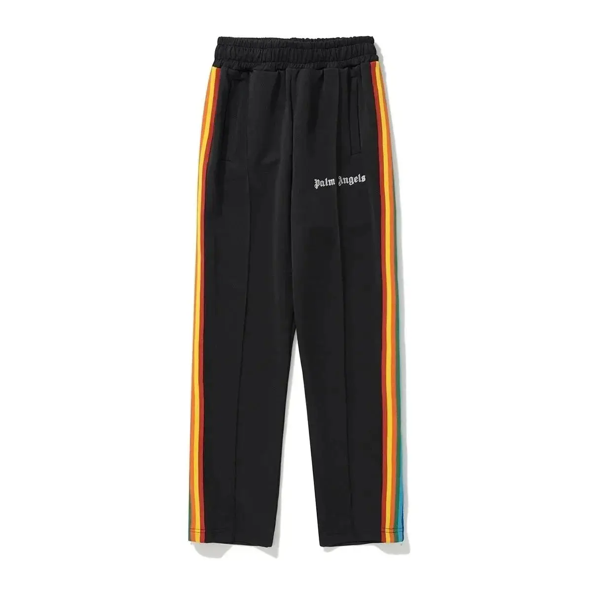 MONCLER GENIUS PALM ANGELS Fleece-knit Sweatpants with Wings Patches 10