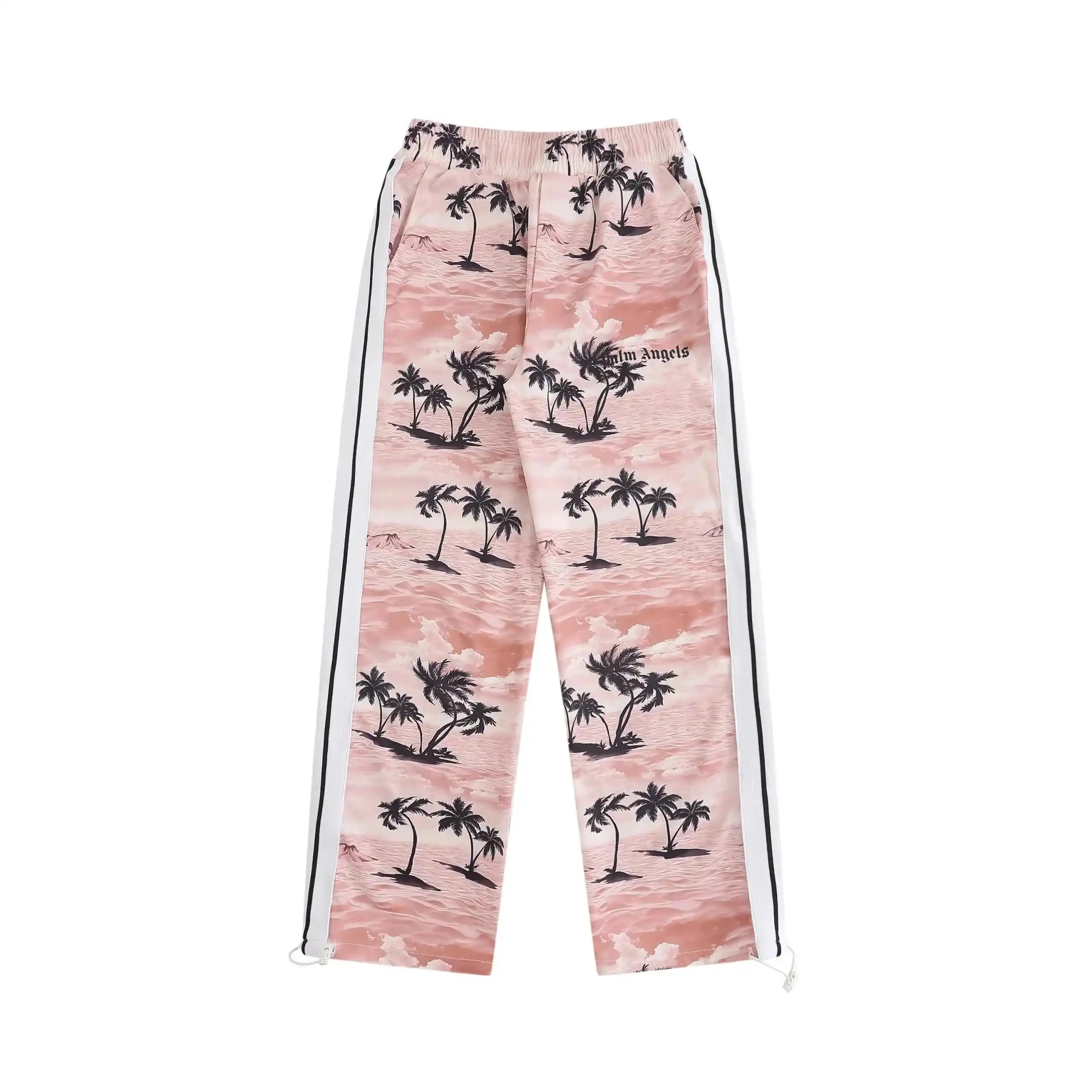 MONCLER GENIUS PALM ANGELS Fleece-knit Sweatpants with Wings Patches 3