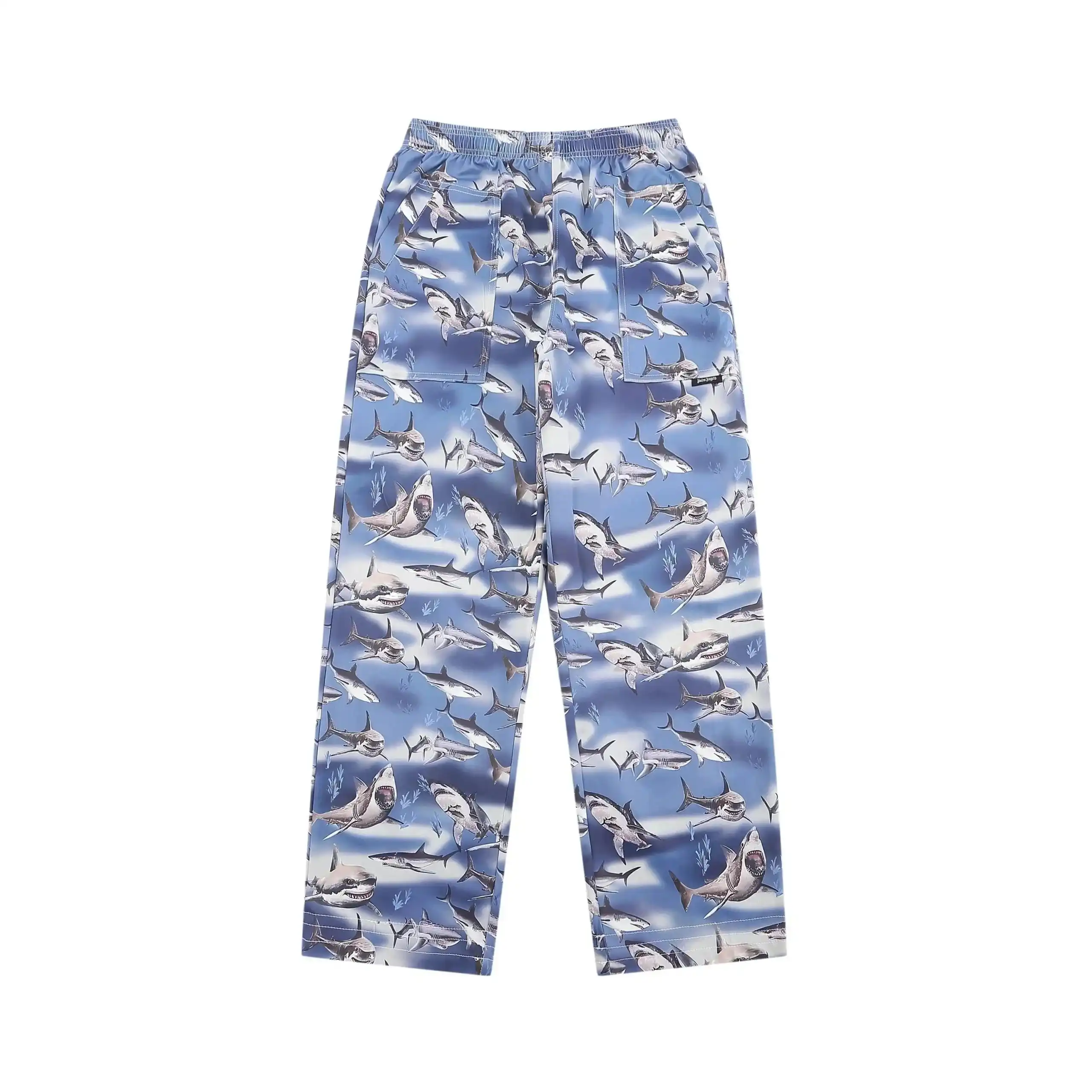 MONCLER GENIUS PALM ANGELS Fleece-knit Sweatpants with Wings Patches 4