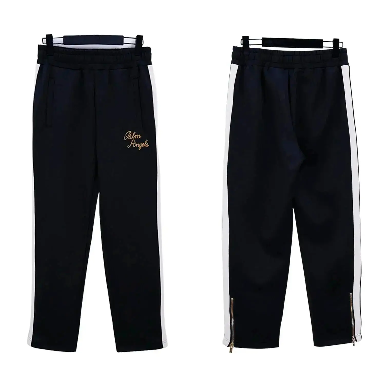 MONCLER GENIUS PALM ANGELS Fleece-knit Sweatpants with Wings Patches 6