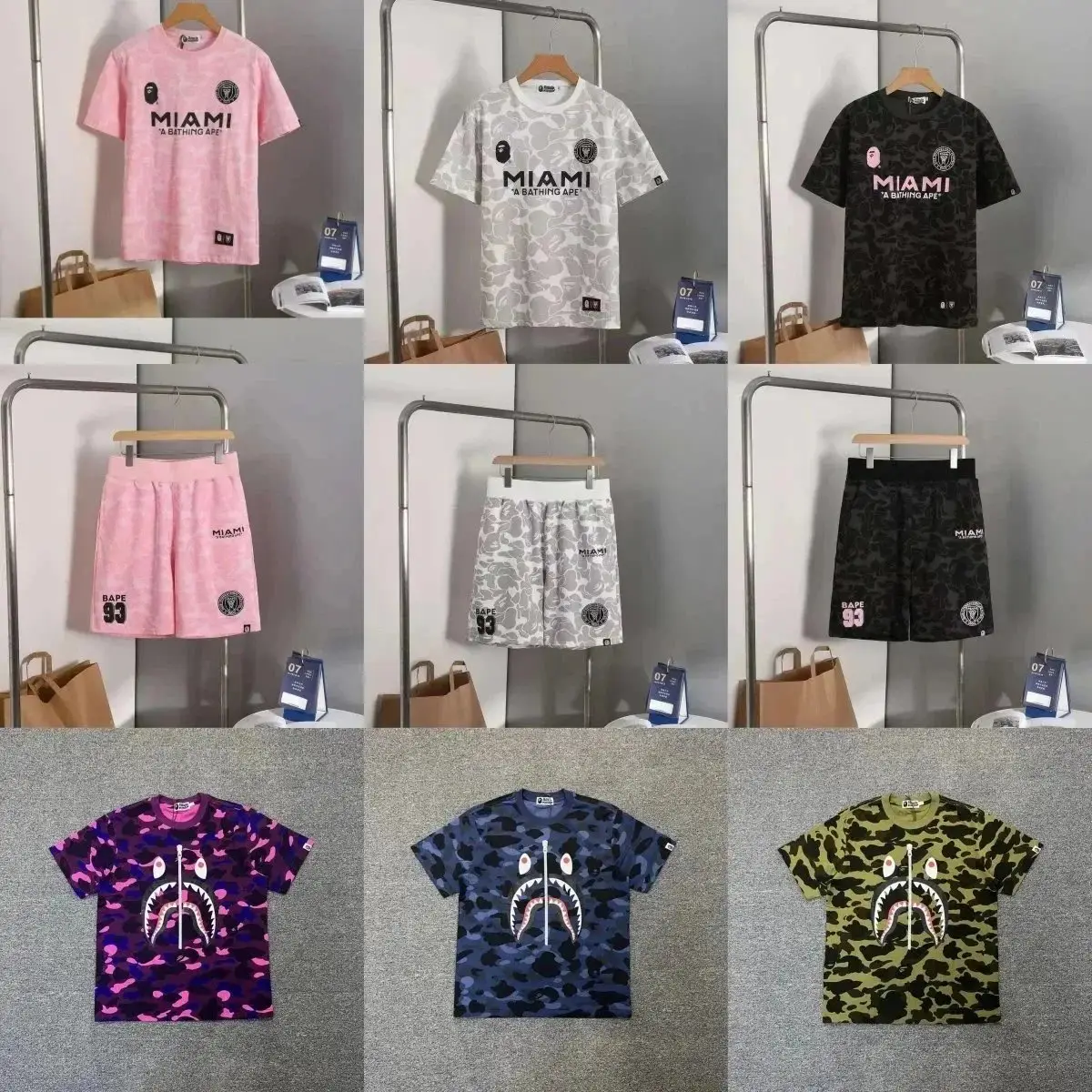 Bape Tee Set, tee streetwear