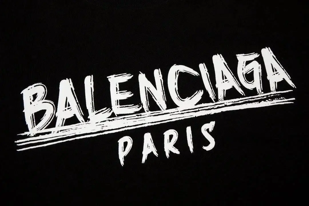 Balenciaga Logo Print T-Shirts 10