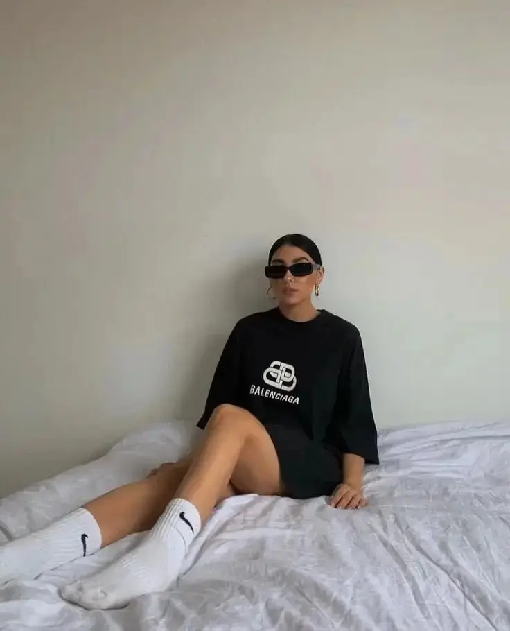 Balenciaga Logo Print T-Shirts 4