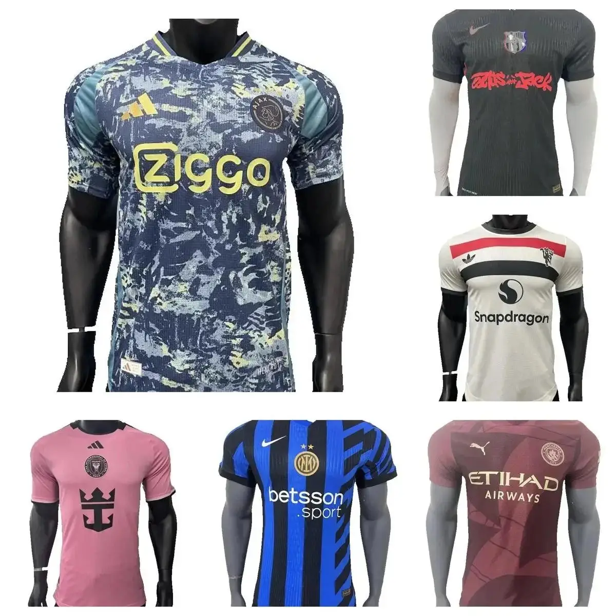 Football short-sleeved shirt-Player, pants streetwear