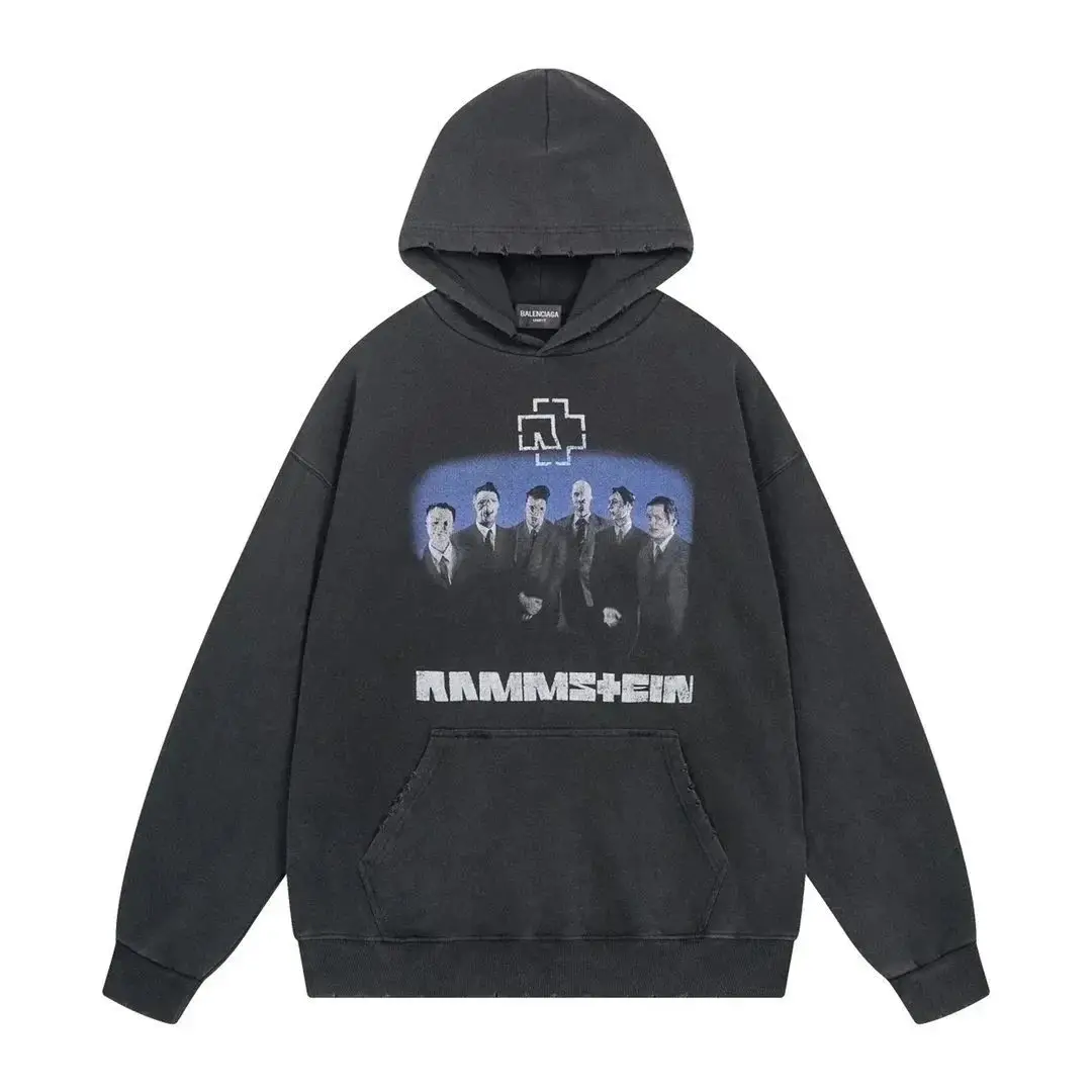Balenciaga Wavy Logo Hoodie 10