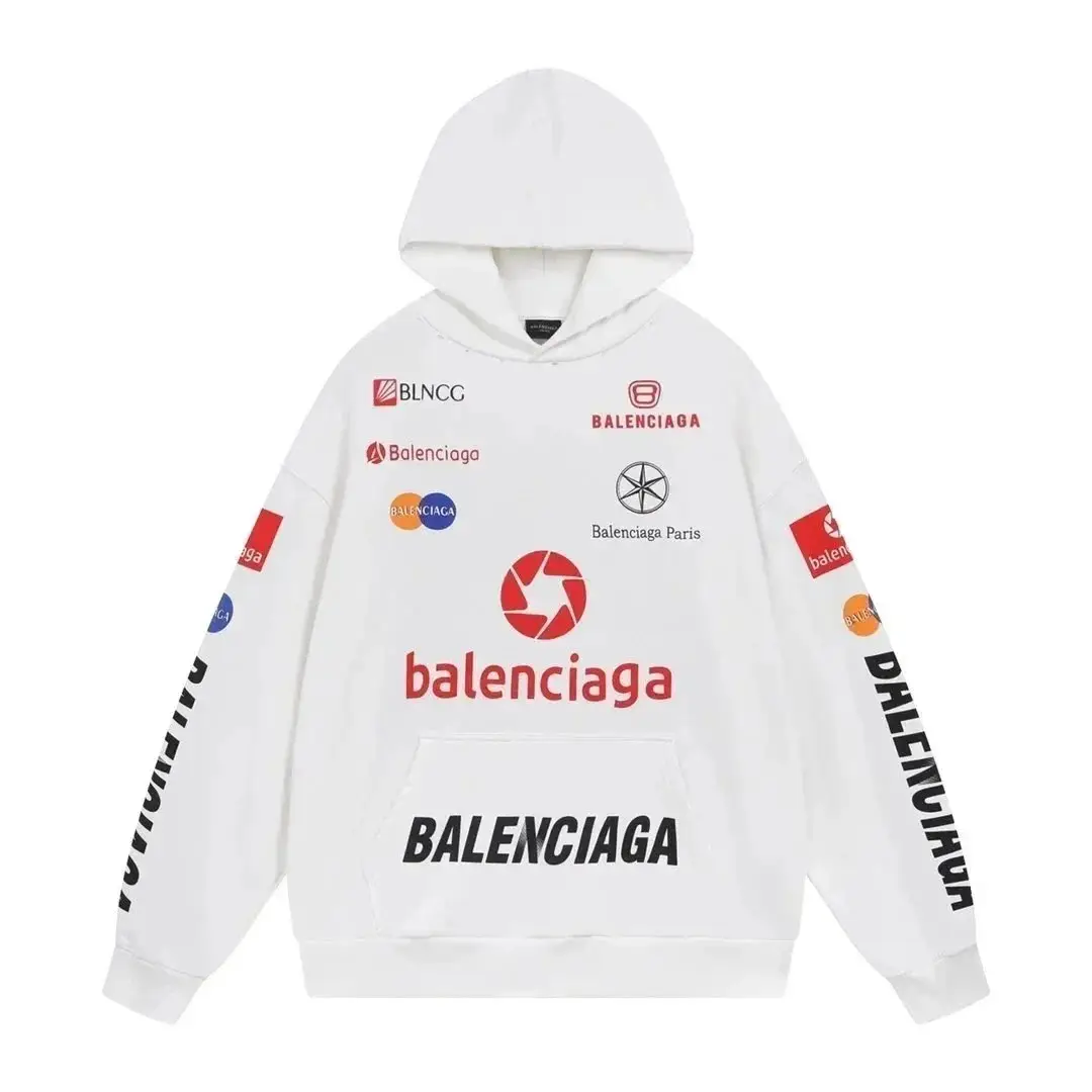 Balenciaga Wavy Logo Hoodie 7