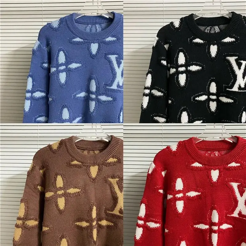 LV Monogram Knit Sweater, sweater streetwear