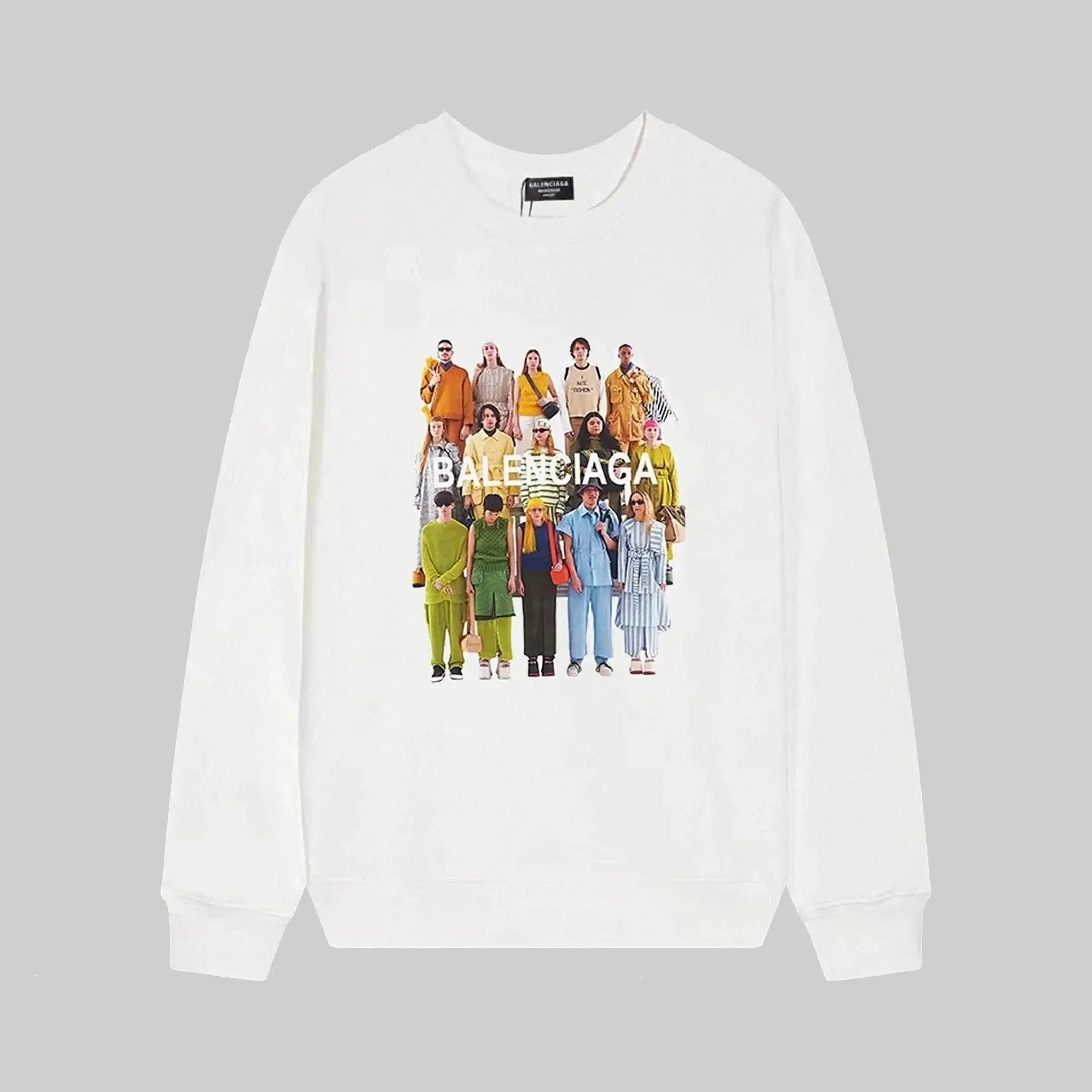 Balenciaga Punk Letters Printed Long Sleeve Sweatshirts 14