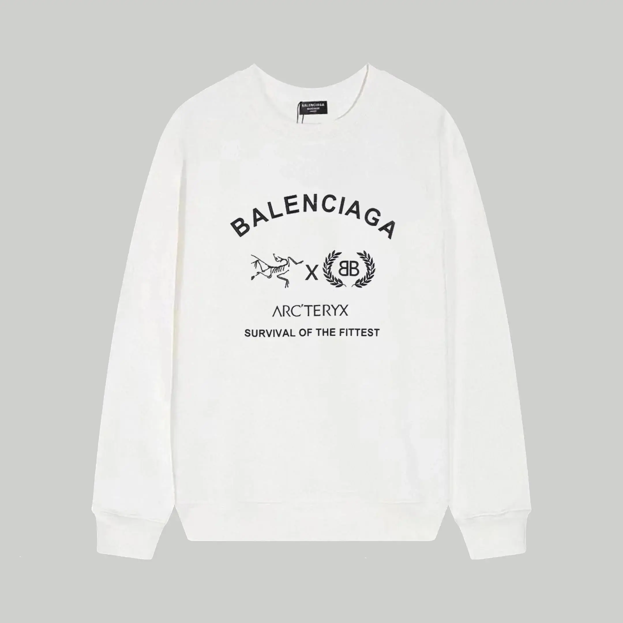 Balenciaga Punk Letters Printed Long Sleeve Sweatshirts 6