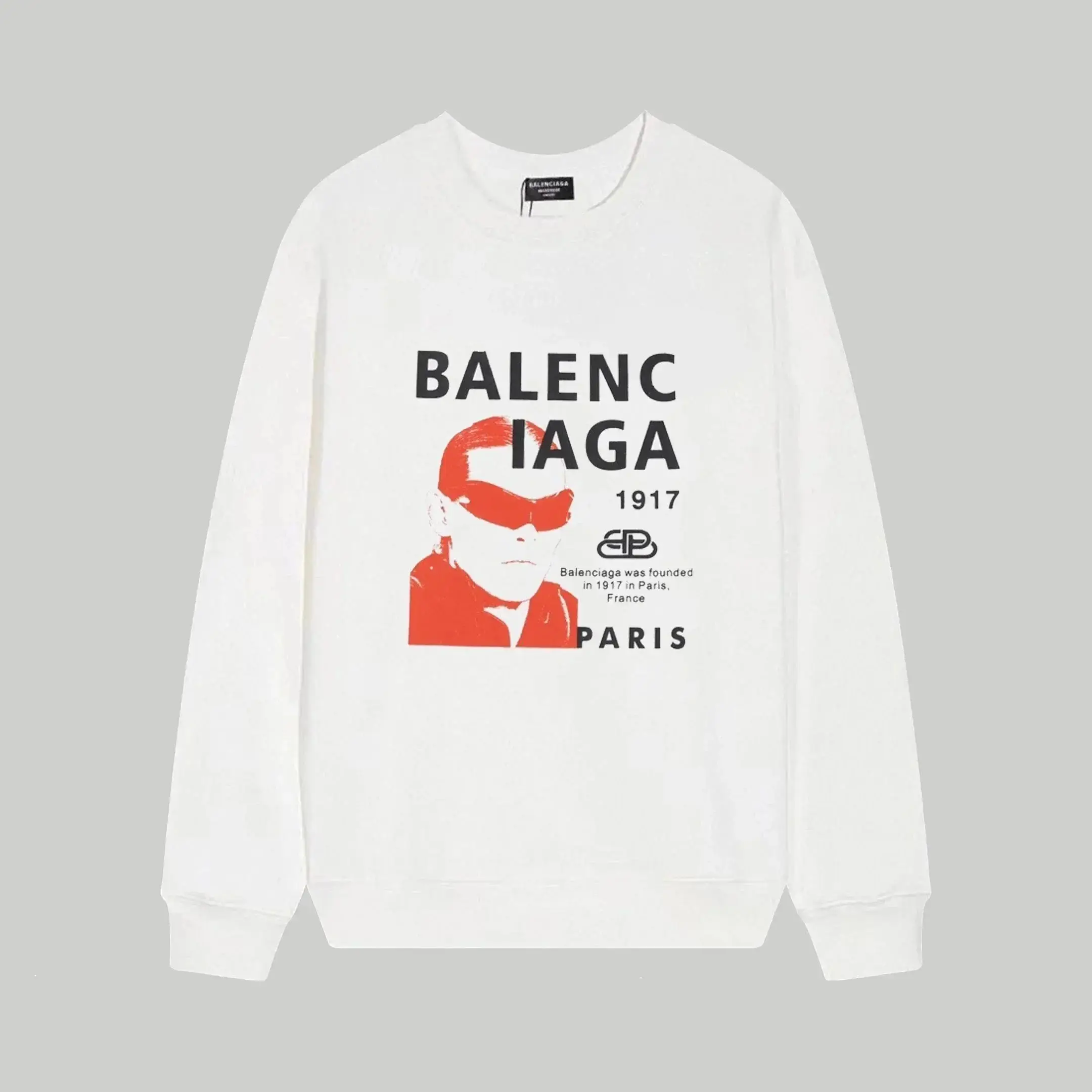 Balenciaga Punk Letters Printed Long Sleeve Sweatshirts 8
