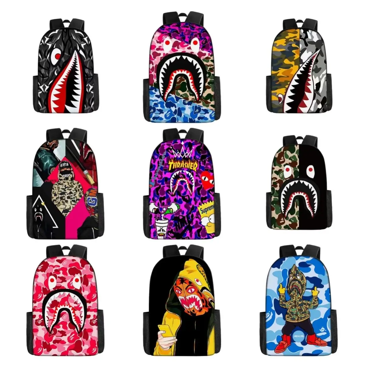 A Bathing Ape Backpacks, bag streetwear